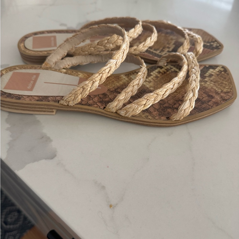 Braided Tan Sandals